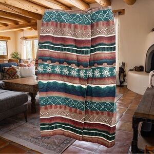 Vintage Banjo Southwestern Wrap Long Skirt